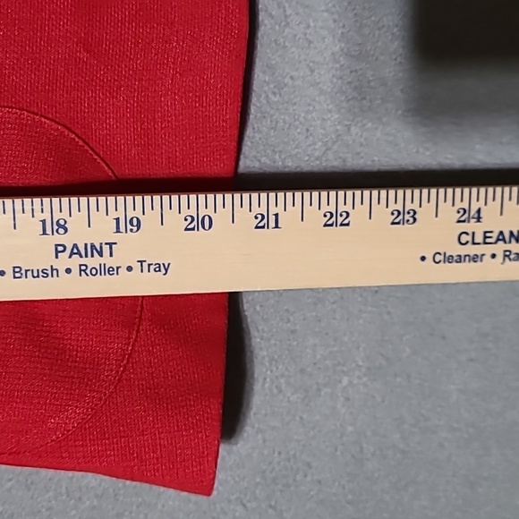 STUDIO 1 Women's Red Short Sleeve Blazer - Size 8 - Picture 12 of 12